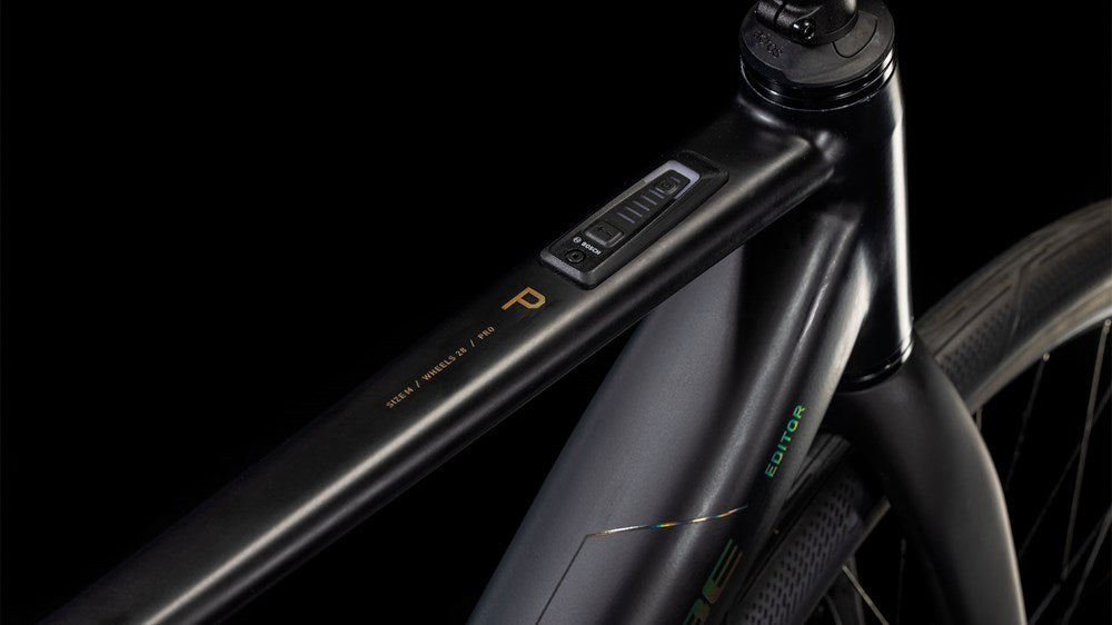 cube editor e bike Cube Editor Hybrid Pro 400X Black n Spectral | Commuter E-Bike