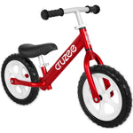 Cruzee Balance or runner Bike in Bright Red for kids learning to ride