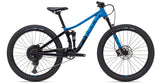 2021 Marin Rift Zone Junior Youth Mountain Bike with aluminum frame, Shimano hydraulic disk brakes and full suspension 